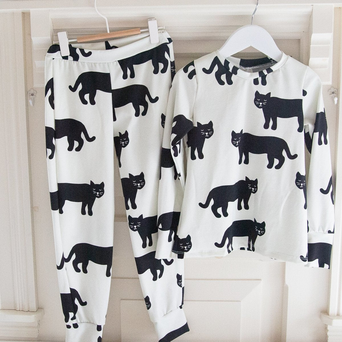 Panter Off White - økologisk jersey Joseli Design