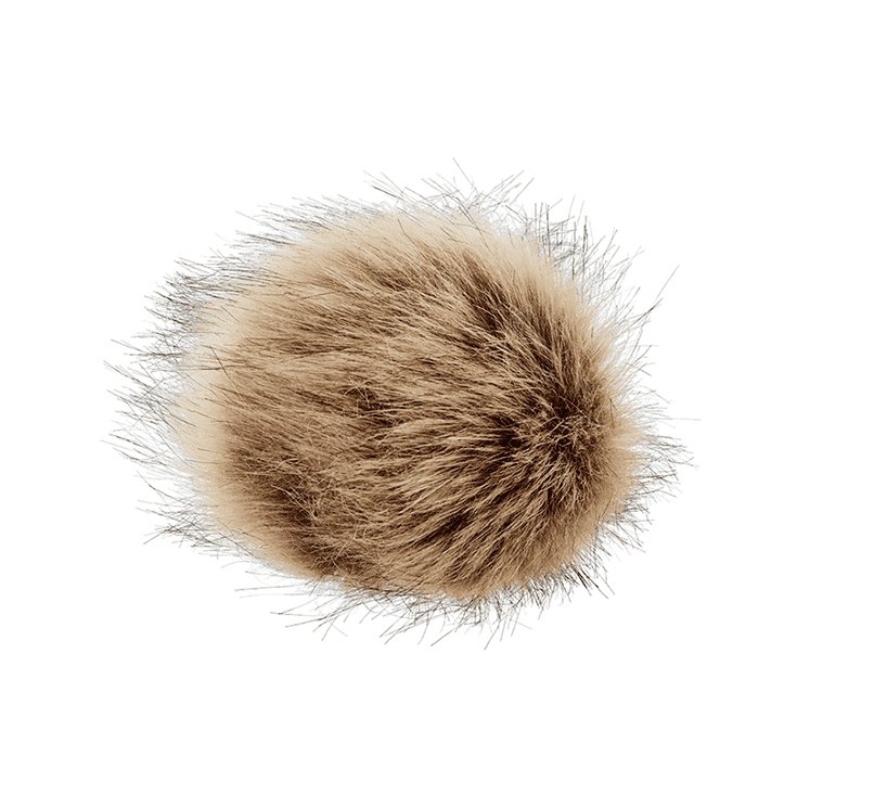 Pelsdusk imitasjon - Natur 80mm