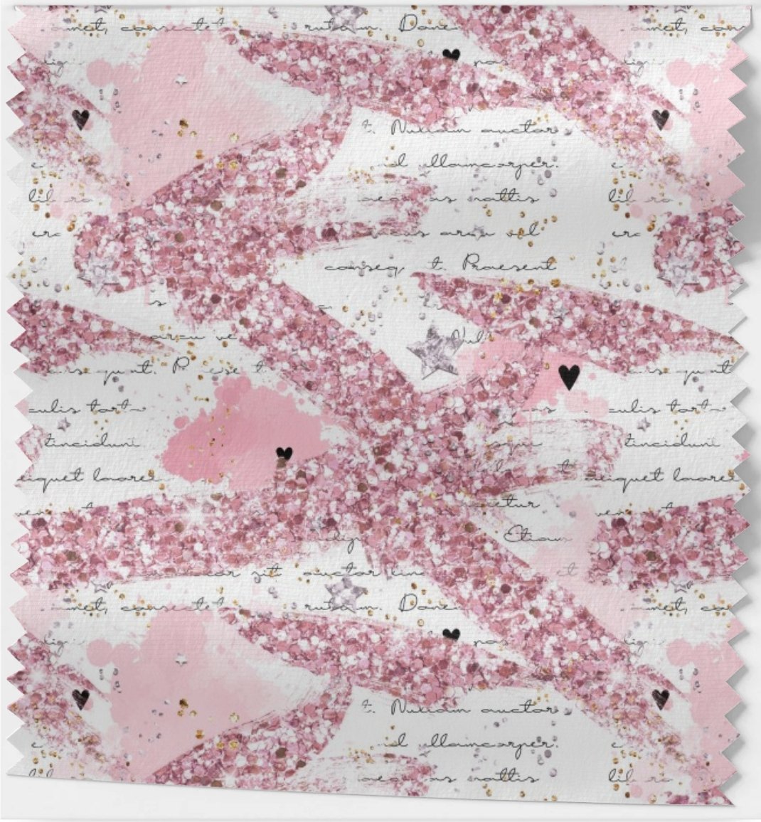 Pink Glitter Strokes - Jersey