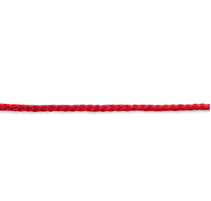 Prym Anorakksnor 4mm 3 meter – Rød