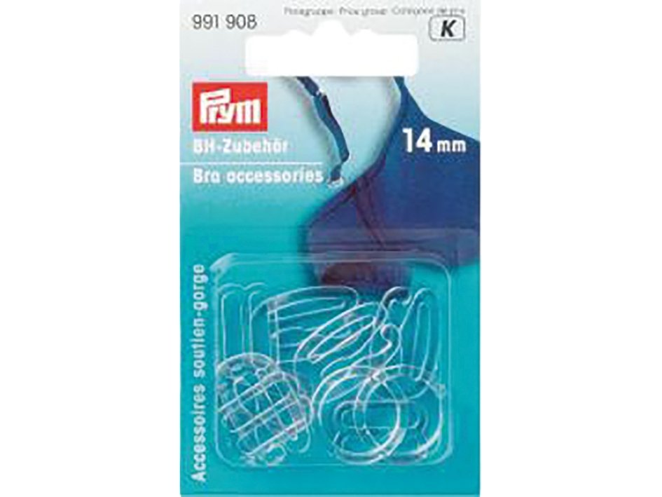 Prym BH- hekter 14mm. transparent