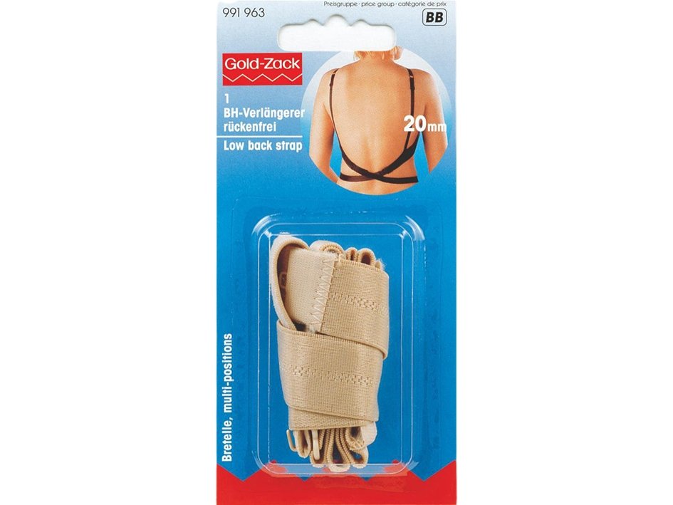 Prym BH- lav ryggstropp 1stk – Beige