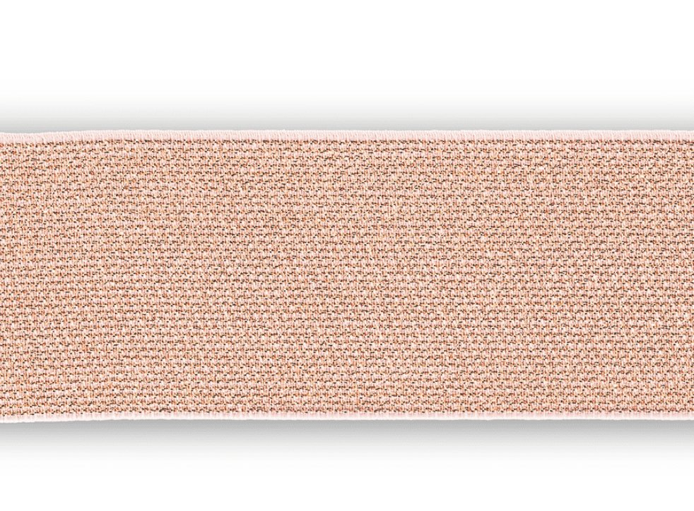Prym Elastisk strikk 50mm - Rose Gold