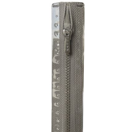 Prym Glidelås Metall M1 16cm – 004 Medium Grå IKKE DELBAR