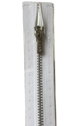 Prym Glidelås Metall M1 16cm – 009 Hvit IKKE DELBAR