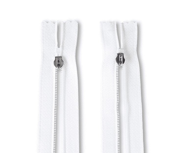 Prym – Glidelås S10 80 cm ikke delbar – Hvit