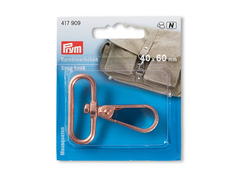 Prym Karabinkrok 40x60mm – Rose gold