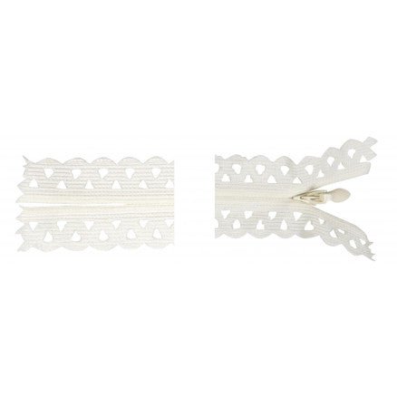 Prym Love – Glidelås 40cm – Hvit