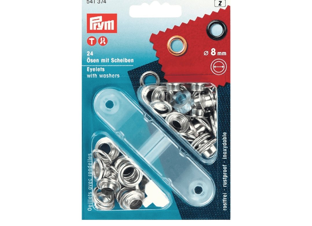 Prym maljer 8mm sølv