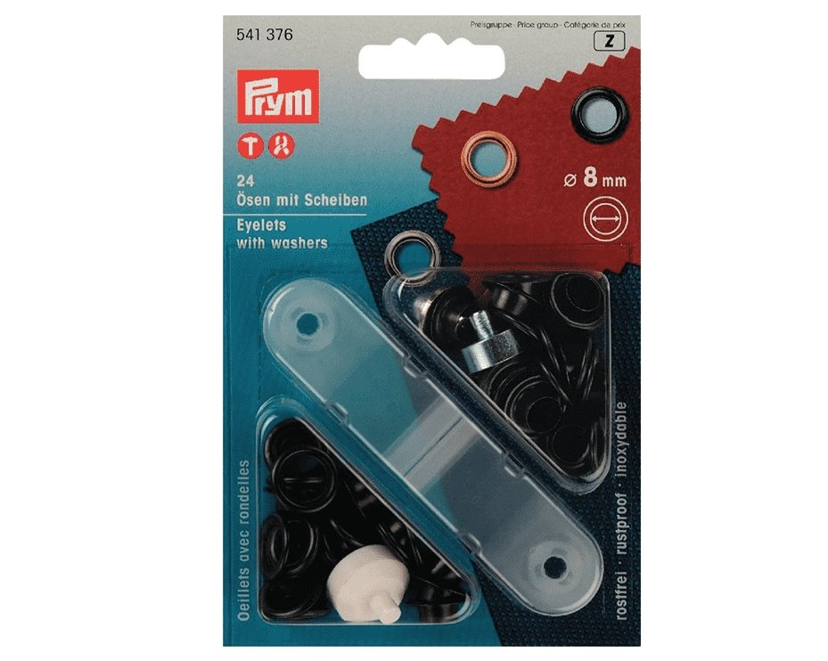 Prym maljer 8mm - Svart