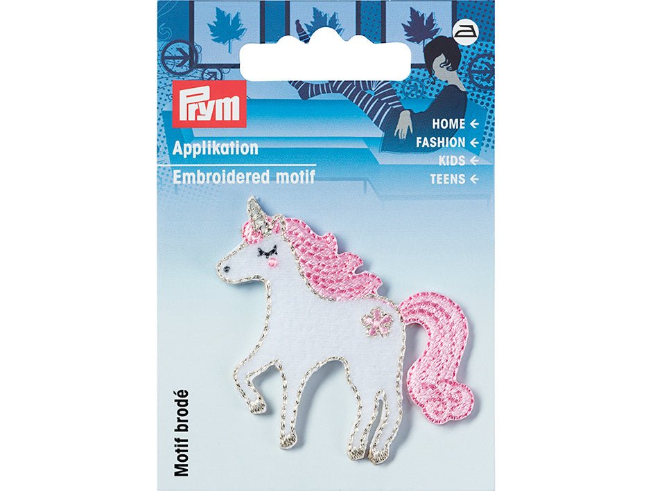 Prym Strykemerke – Enhjørning hvit/rosa