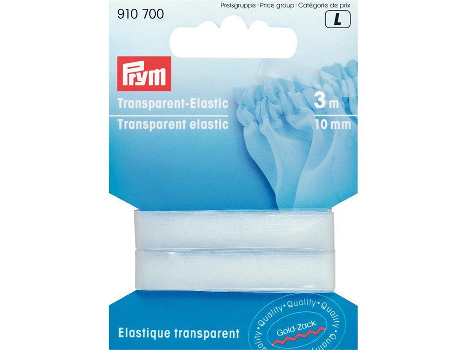 Prym Transperant Elastic – 10mm 3meter