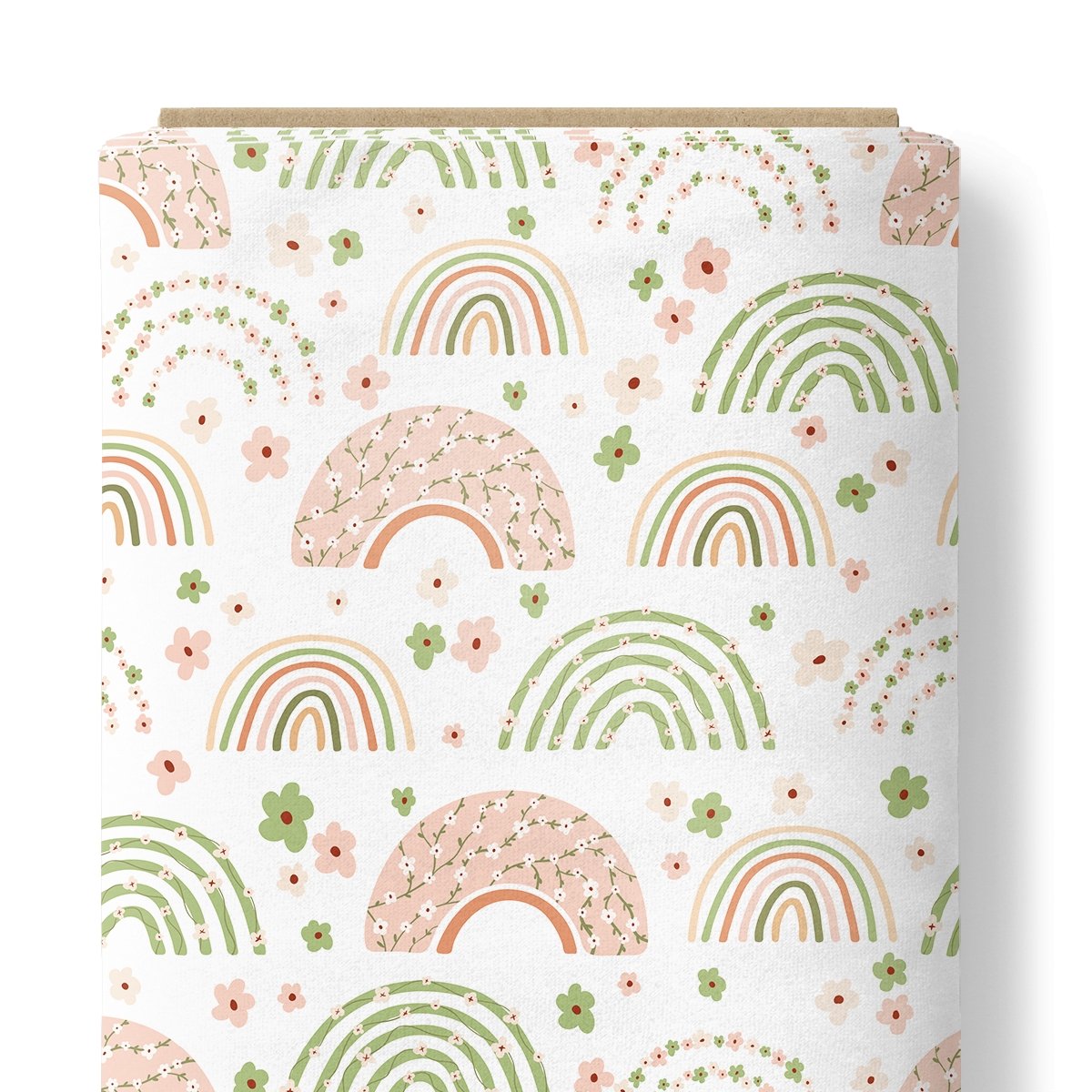 Rainbows green & pink jersey