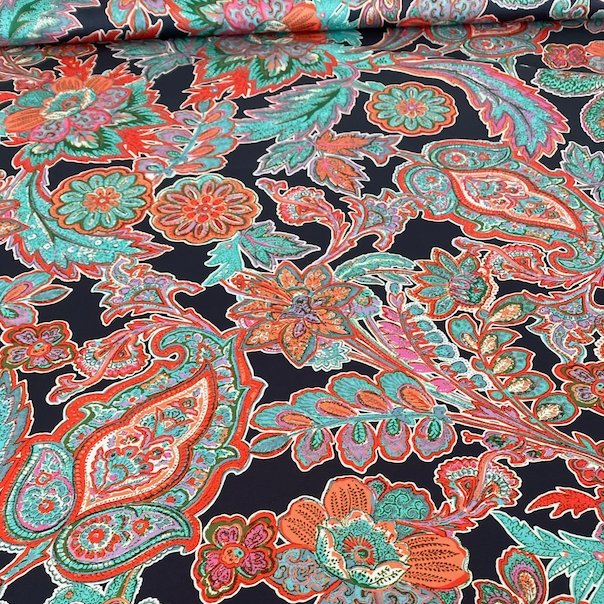 RATTI - FLORAL HAVEN - vevd stoff