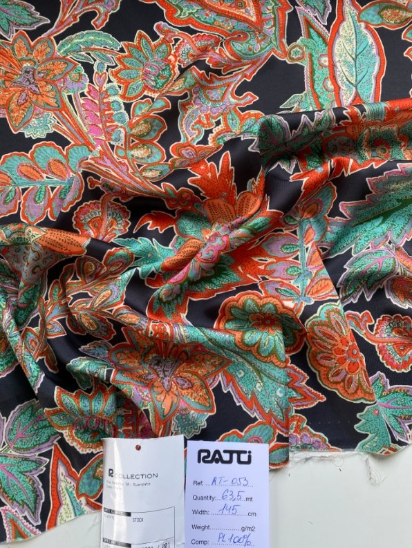 RATTI - FLORAL HAVEN - vevd stoff