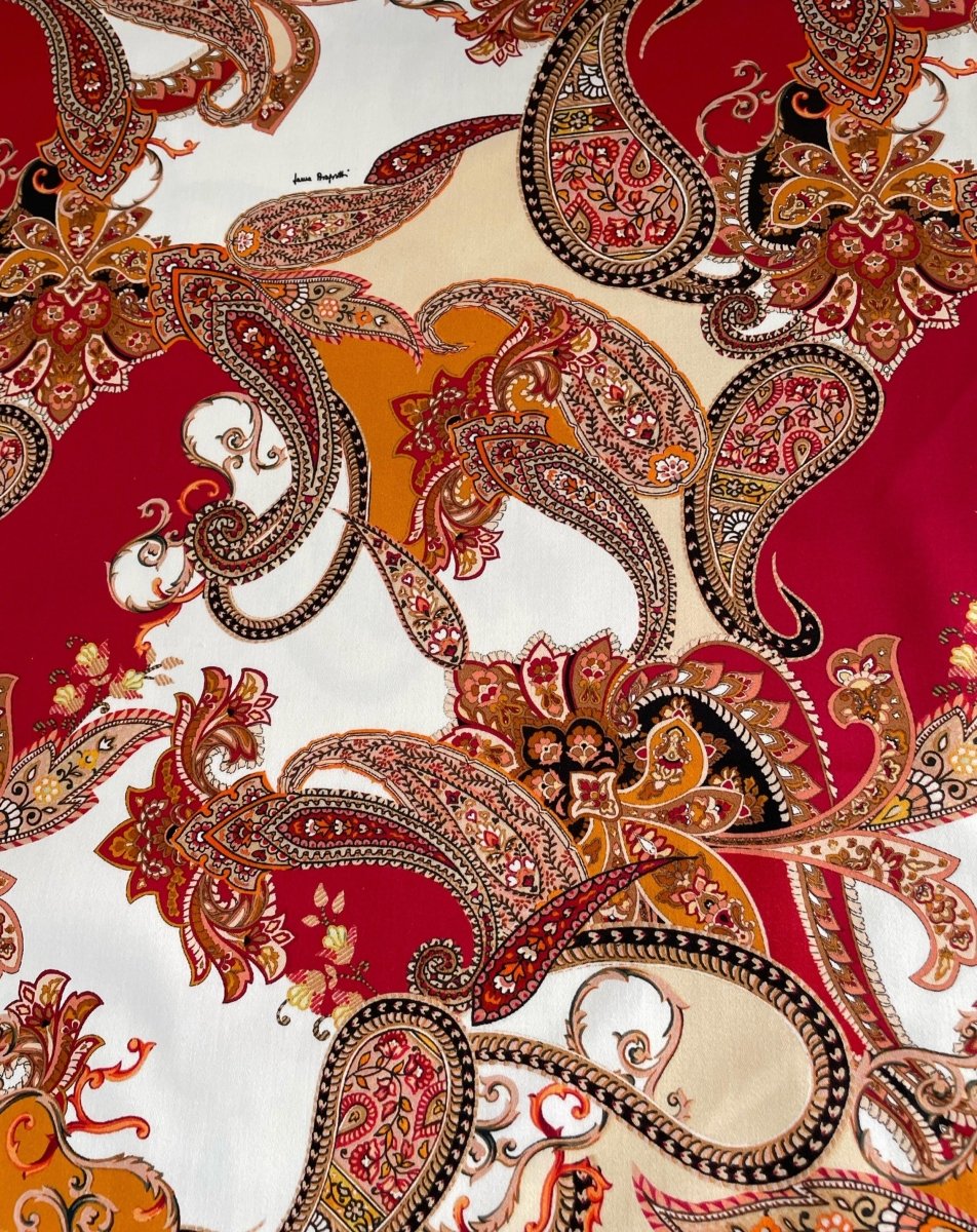 Red & White Paisley exclusive