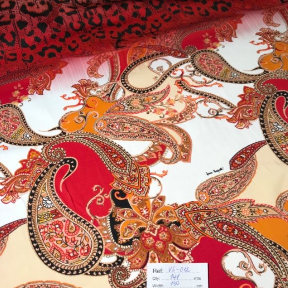 Red & White Paisley exclusive