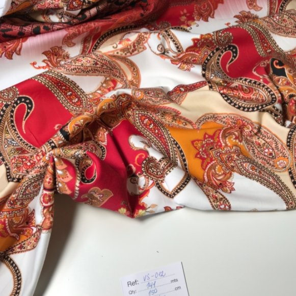 Red & White Paisley exclusive