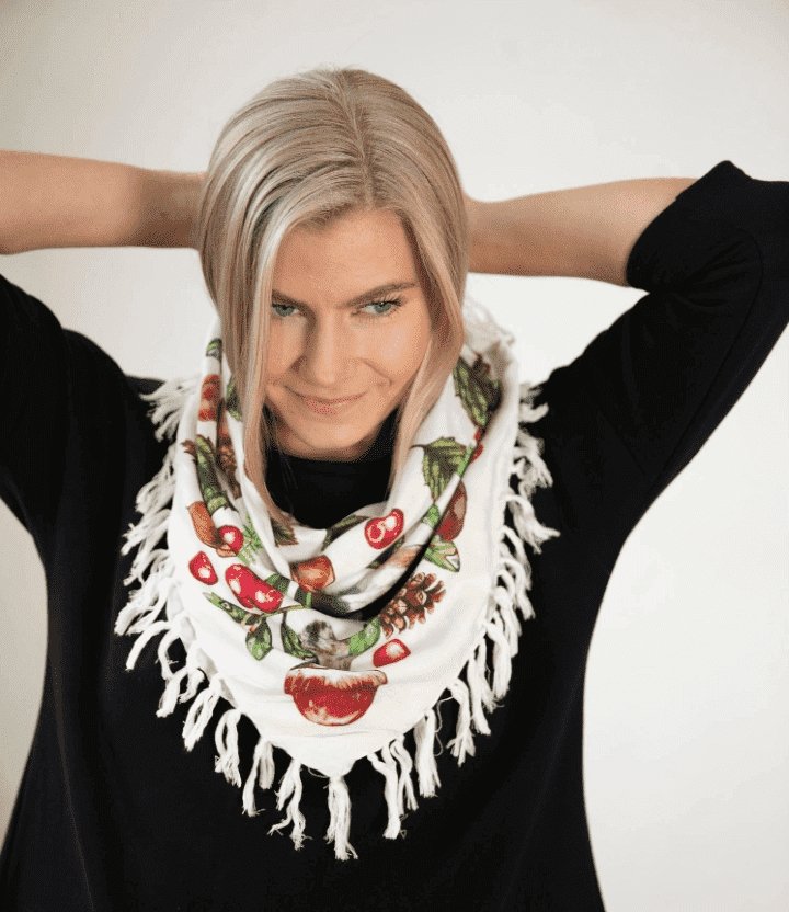 Sjal Sponge Forest - Vintage in my heart