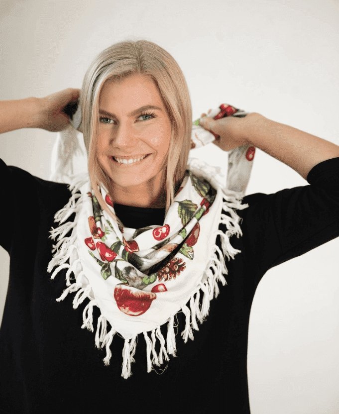 Sjal Sponge Forest - Vintage in my heart