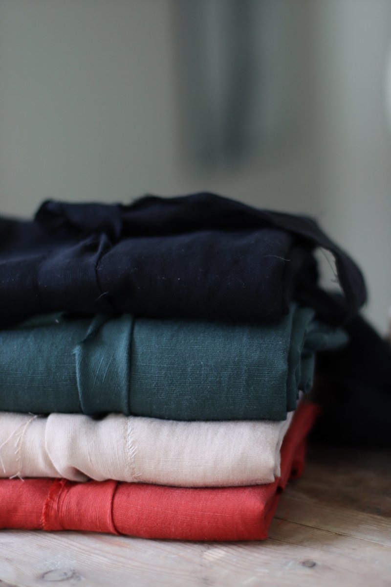 Slub Linen Blend - meetMILK® - Black