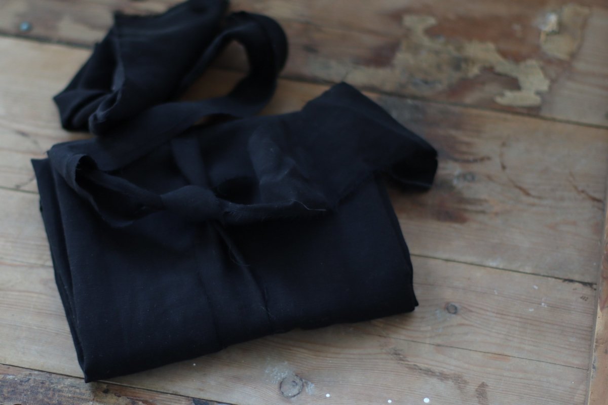 Slub Linen Blend - meetMILK® - Black