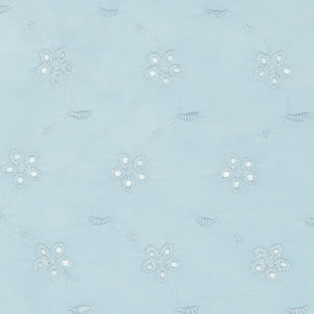 Stone Washed Embroidery - Blue