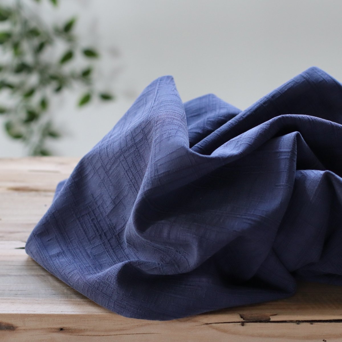 Stretchy Grunge Jacquard - meetMILK® - Blueberry