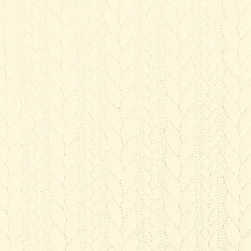 Strikket Jacquard - Kabelstrikk - Off white