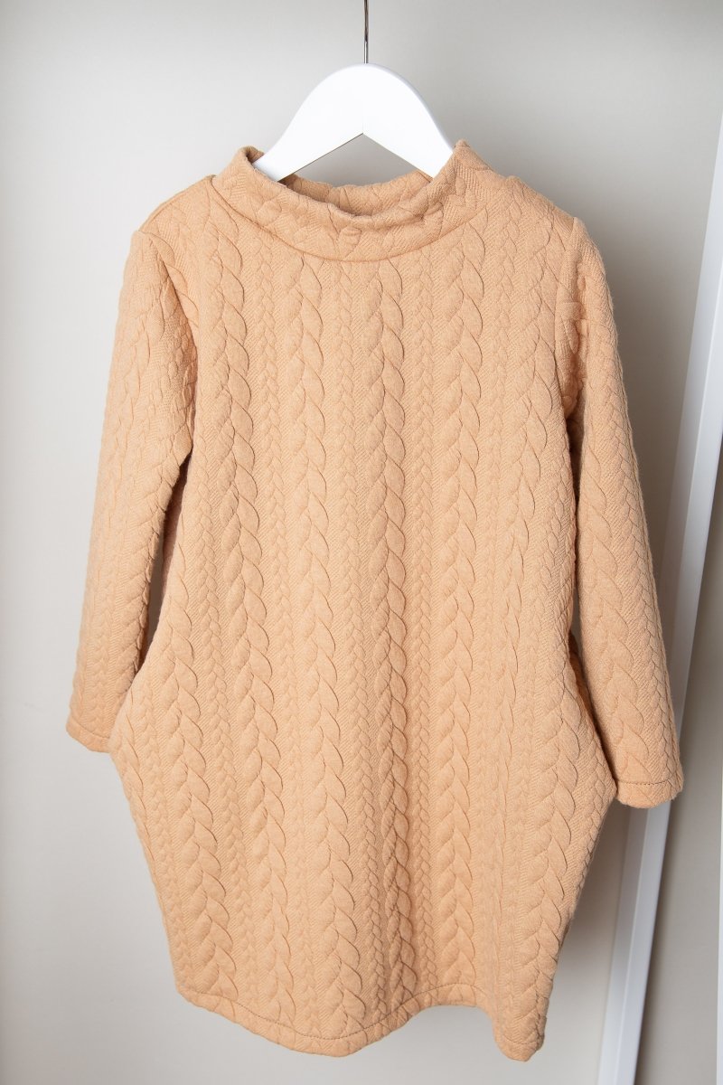 Strikket Jacquard - marineblå