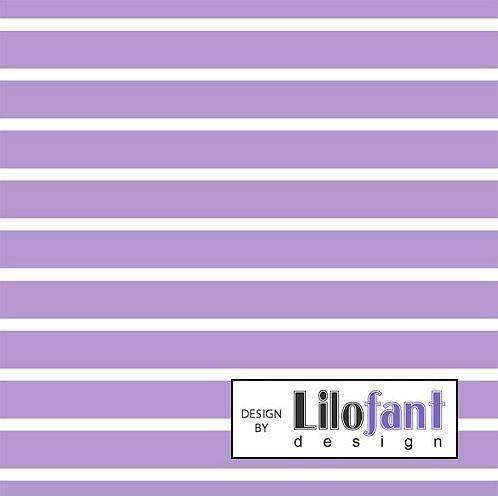 Striper lilla økologisk jersey Lilofant