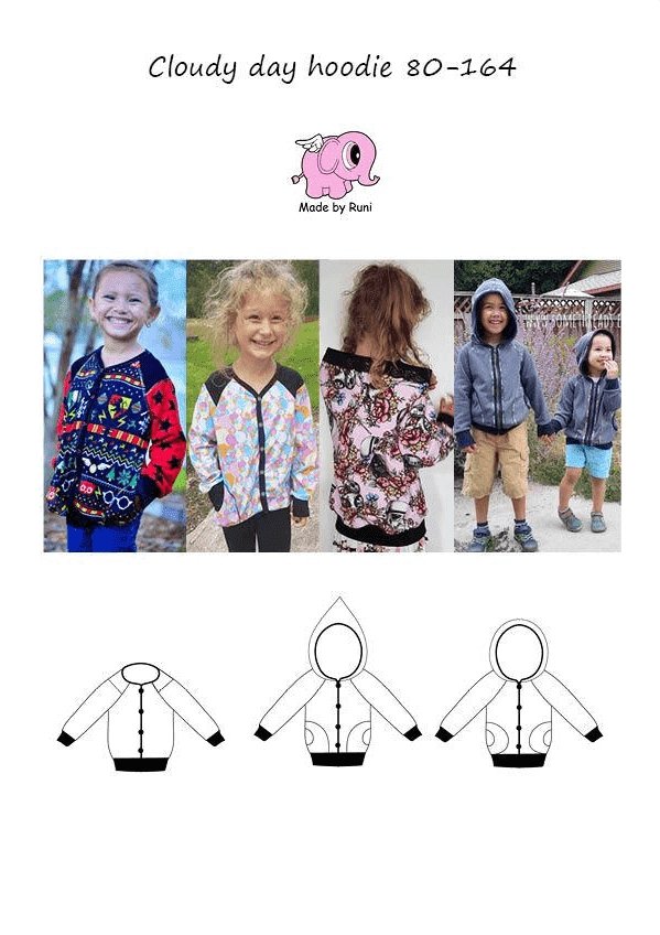 Symønster - Made by Runi - Cloudy Day Hoodie Barn