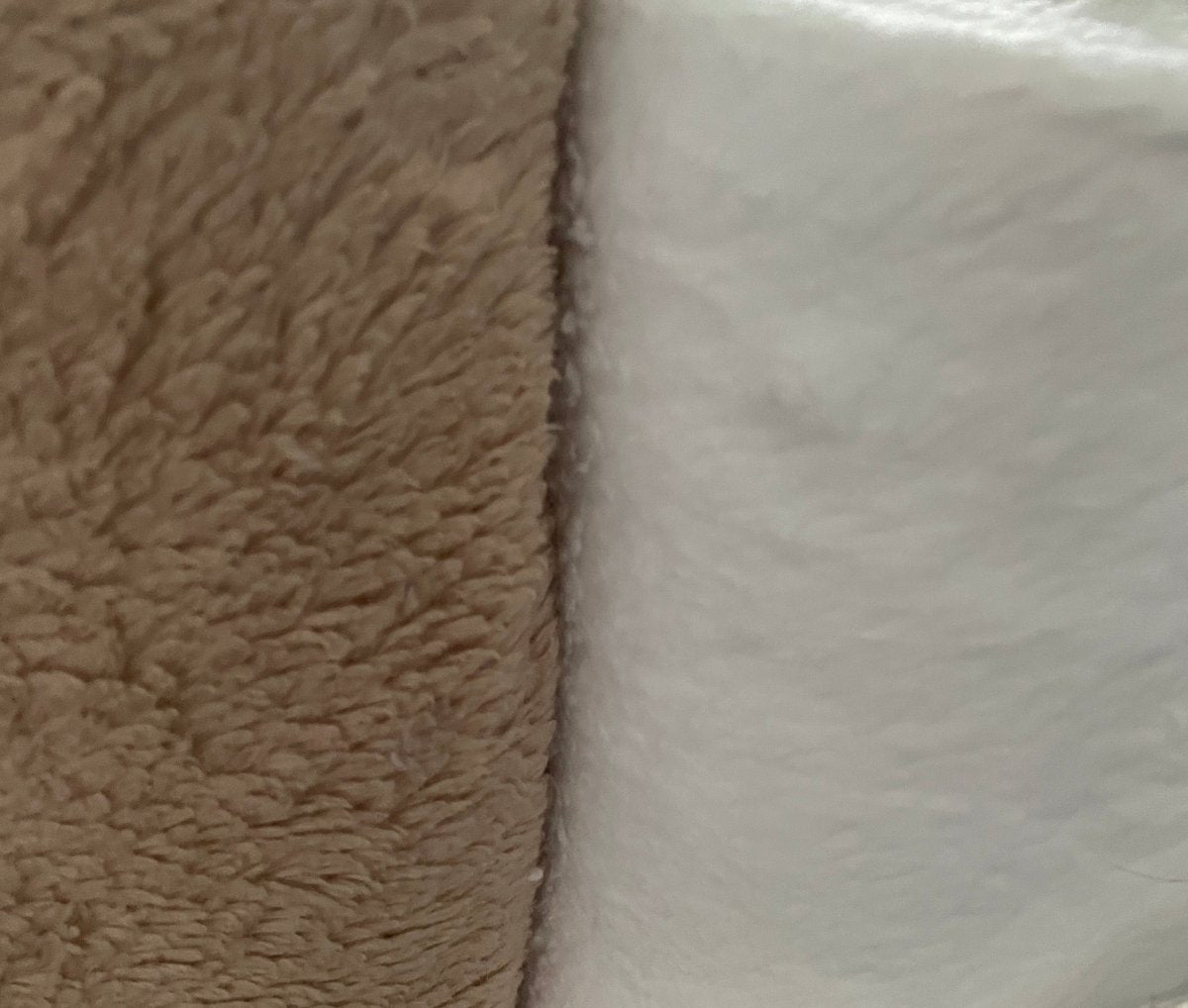 Teddy stoff - Bomull - Beige