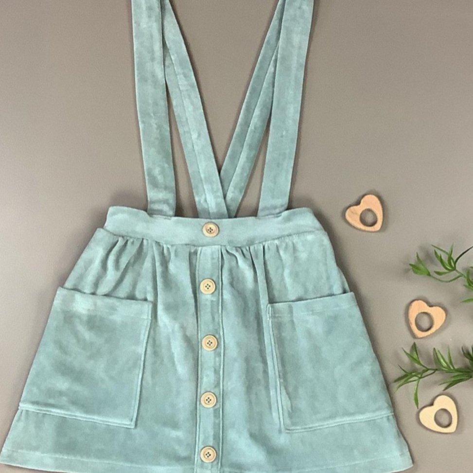 Velour stoff - Svart