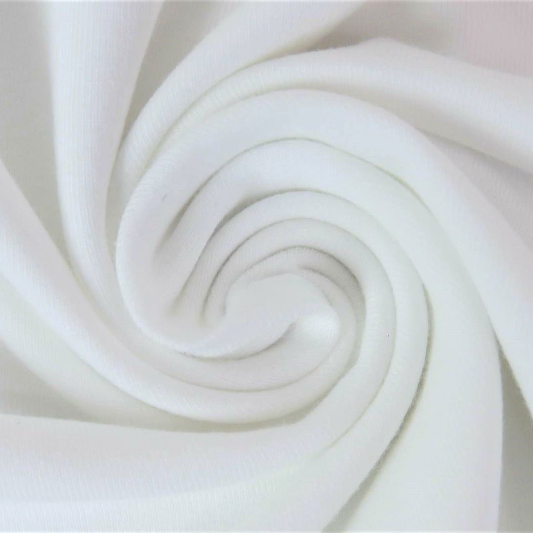Viskose Jersey - hvit