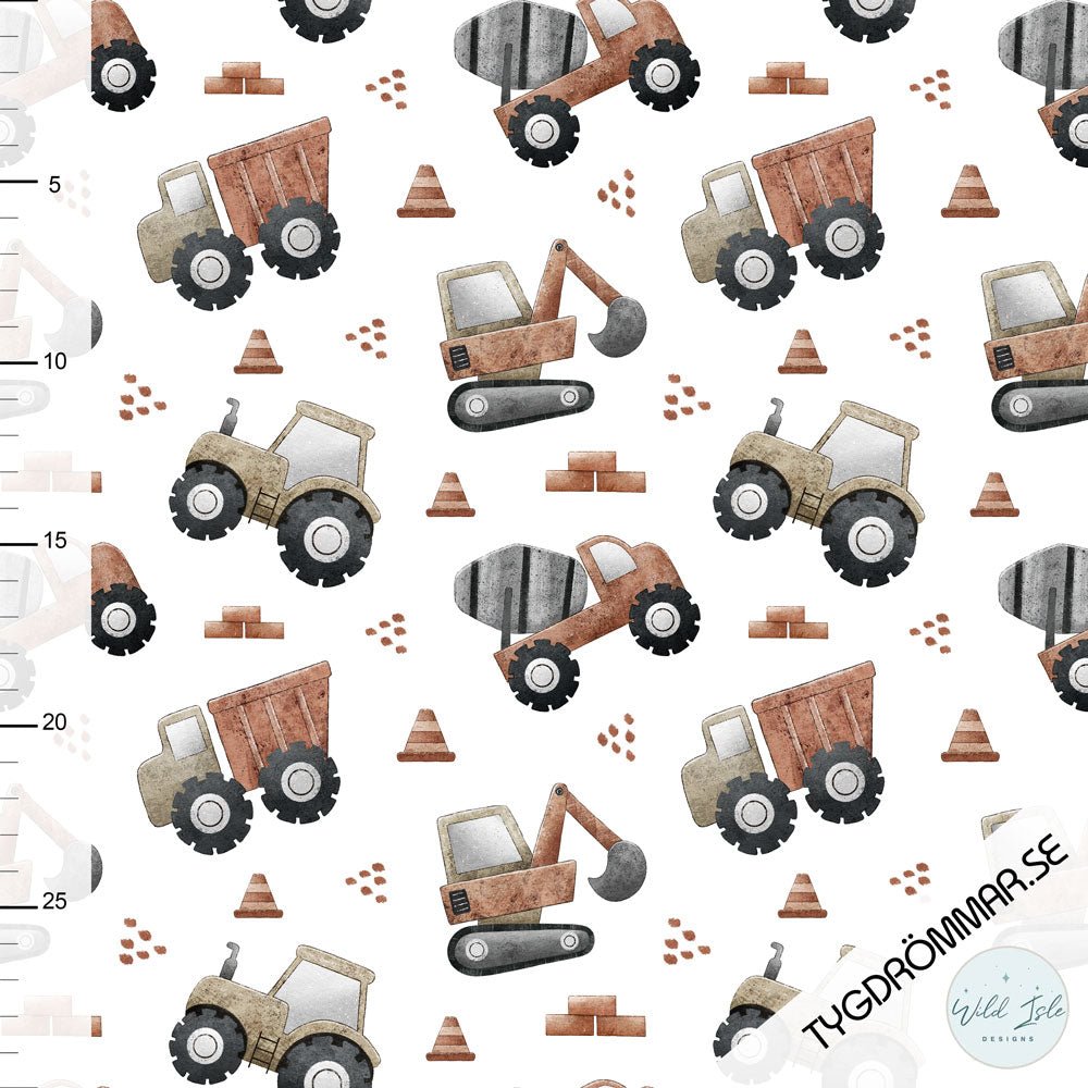 KOMMER SNART Jersey - Construction - Tygdrømmar