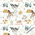 KOMMER SNART Jersey - Sweet Farm Animals - Tygdrømmar