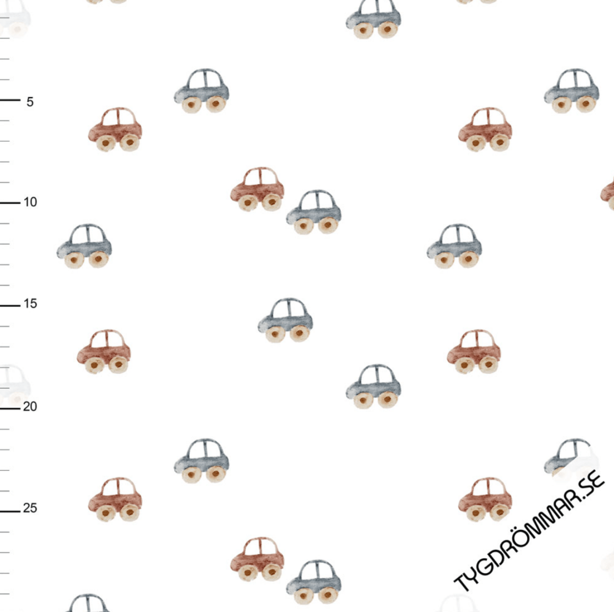 KOMMER SNART Ribbjersey - Mini cars - Tygdrømmar