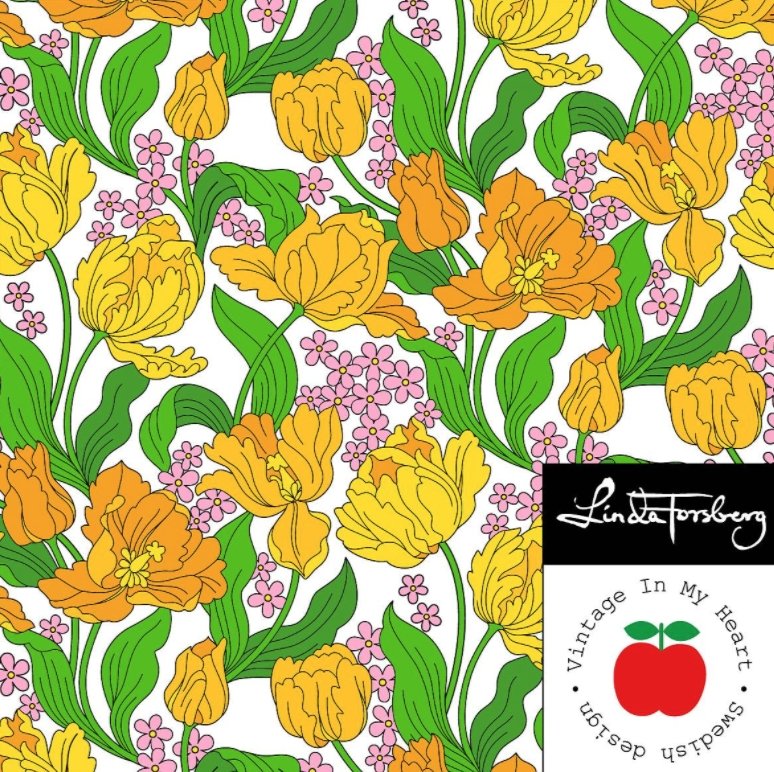 Bombastic White/Yellow - vintage in my heart