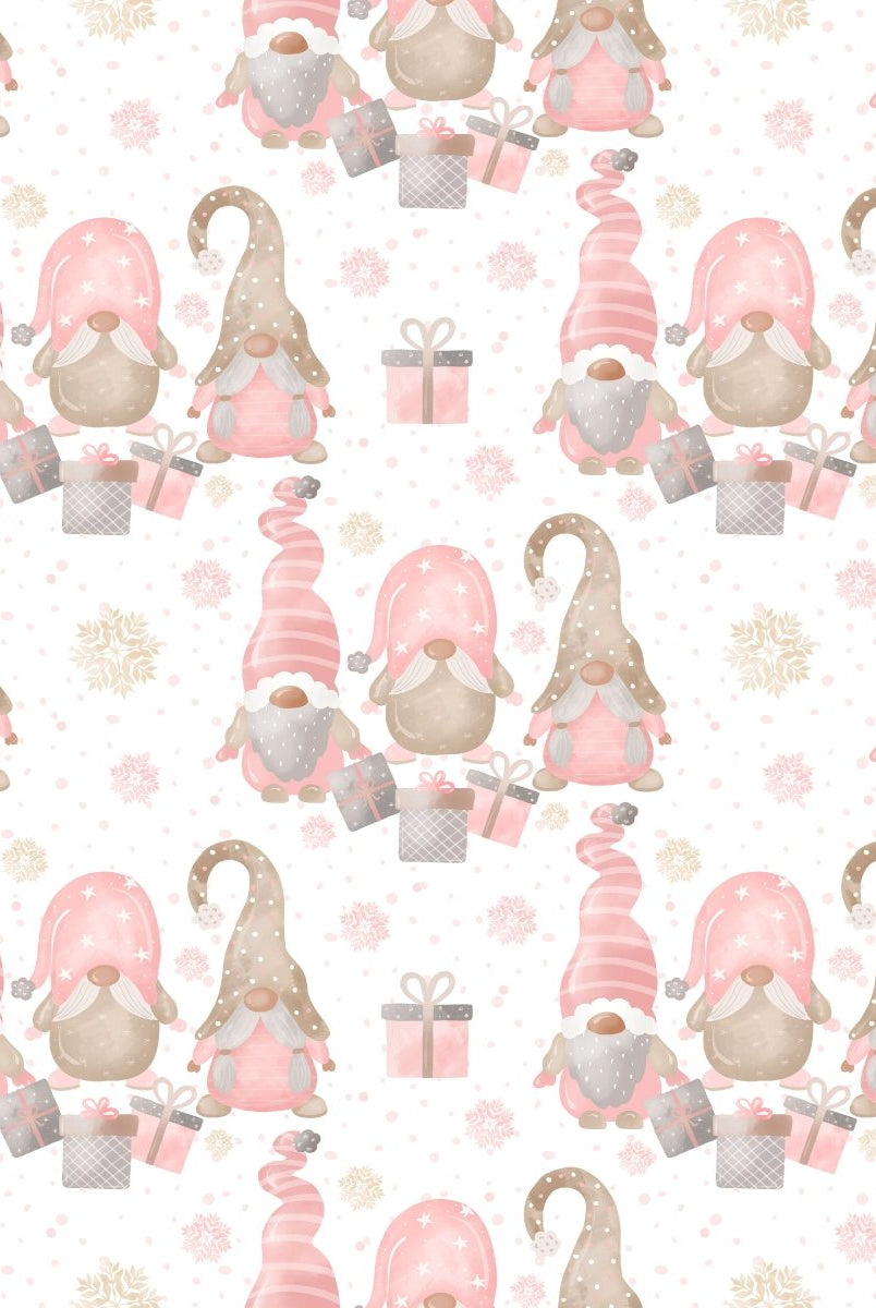 Christmas Gnomes cuteness - vevd bomull