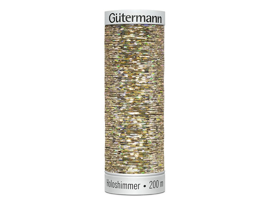 Gütermann Sulky Holoshimmer 200m – 6008 Lys gull