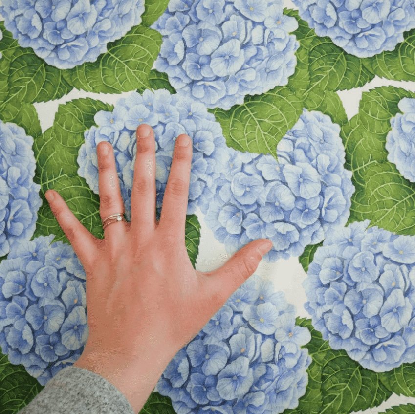 Hortensia Blå Jersey - Color in my Soul