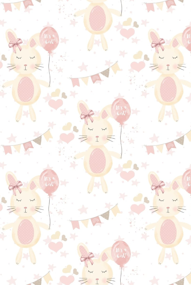 It´s a girl bunny & balloon - Jersey