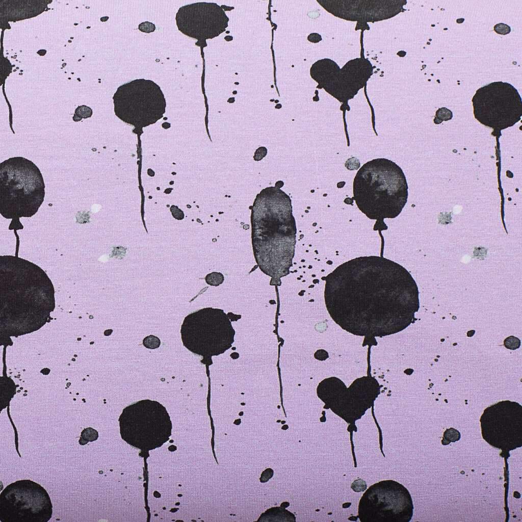 Lilla ballonger - økologisk jerseystoff