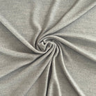 Merinoull 100% i interlock kvalitet - Light Grey Melange