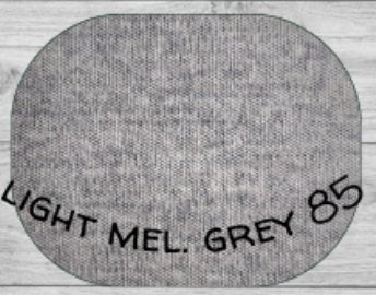 Merinoull 100% i interlock kvalitet - Light Grey Melange