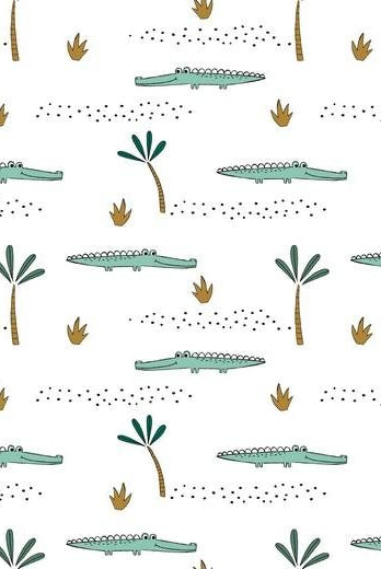 Økologisk jersey - Little Crocodile