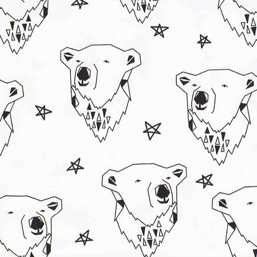 Polarbjørn økologisk French Terry jersey