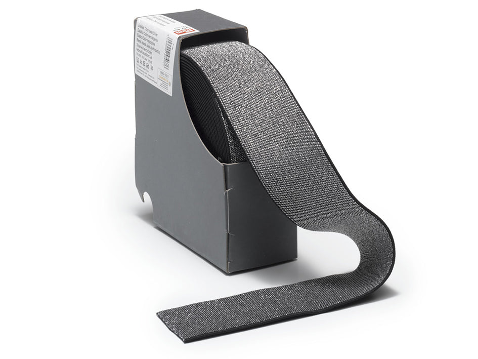 Prym Color Elastic 50 mm black/silver-hel pakke 7m