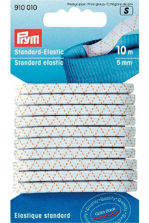 Prym Elastisk strikk 5mmx10m – Hvit